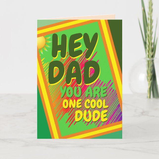 Carte DAD - Un mec Cool (Devant)