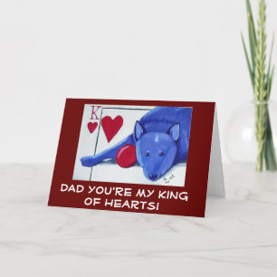 Carte DAD You're My King of Hearts