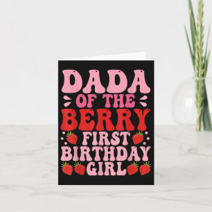 Carte Dada Berry Premier Anniversaire Fraise Fille Maman