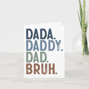 CARTE DADA DADDY DAD BRUH FÊTE DES PÈRES PHOTO
