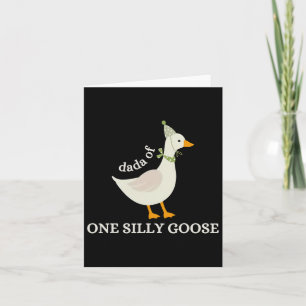 Carte Dada D'Une Fête des pères De Papa Goose Oie Oie Si
