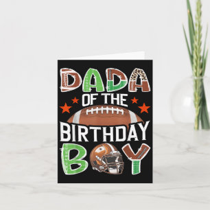 Carte Dada Of The Birthday Boy Jeu Jour Football Amour