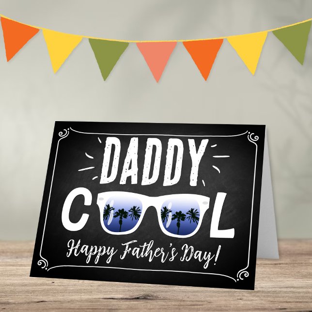 Carte Daddy Cool Lunettes de soleil tendance Bonne Fête  (Créateur téléchargé)