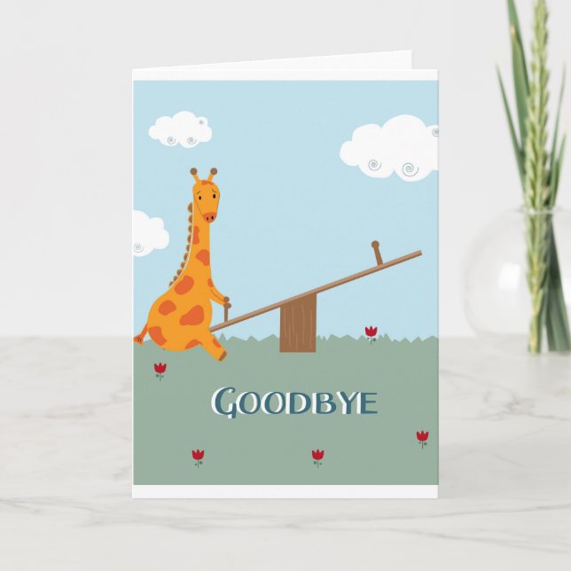 Carte d'adieu (Devant)