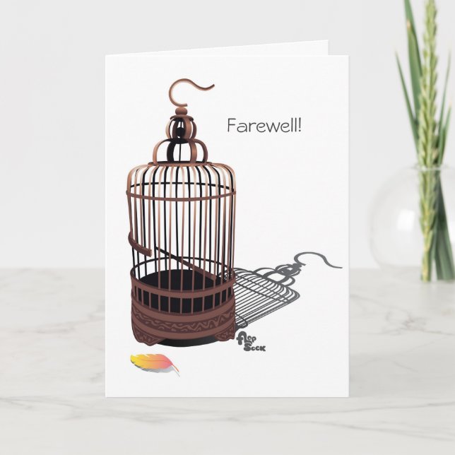Carte d'adieu Freebird (Devant)