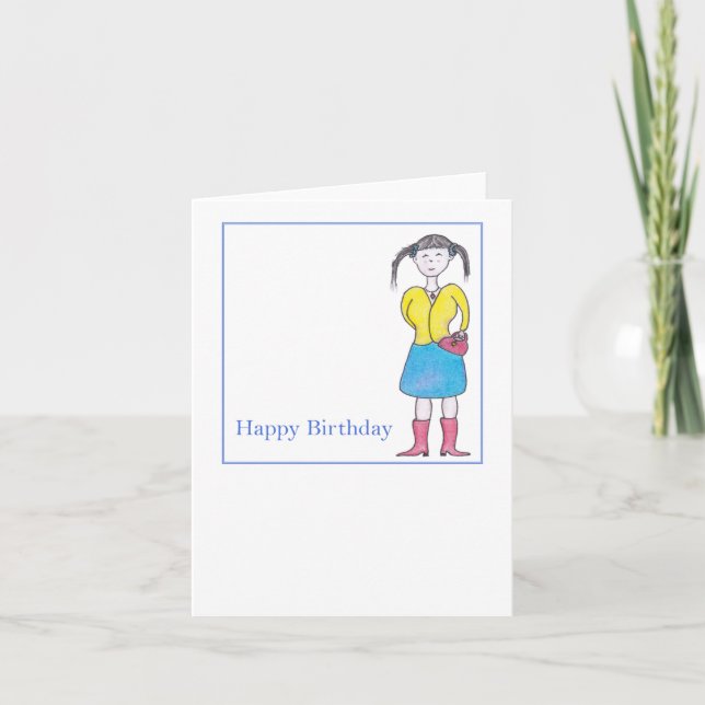Carte d'Ado d'anniversaire (Devant)