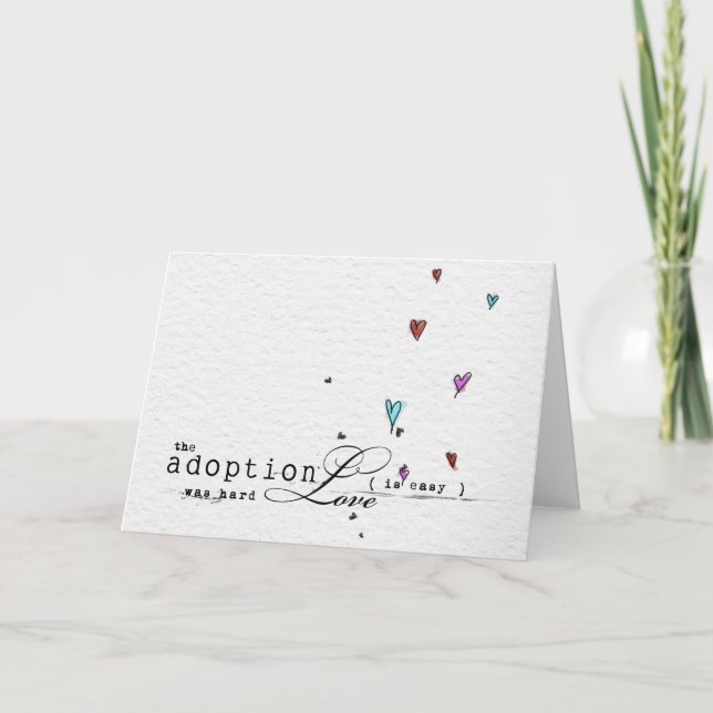 carte d'adoption congatation (Devant)