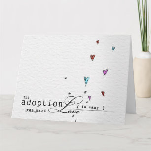 carte d'adoption congatation