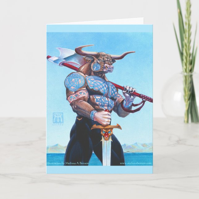 Carte Daedalus Minotaur de Crète (Devant)