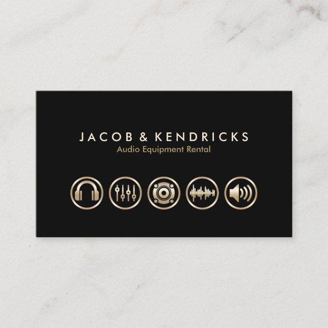Carte d'affaires BusinessCard pour location d'équi (Devant)