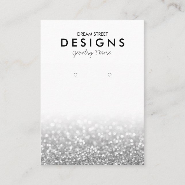 Carte d'affichage à la mode Parties scintillant ar (Devant)
