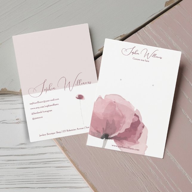 Carte d'affichage Abstraite de bijoux à oreille de (Créateur téléchargé)