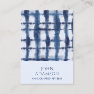 Carte d'affichage Abstraite Indigo Blue Motif