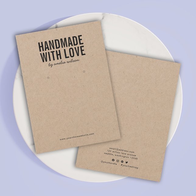 Carte d'affichage artisanale avec Love Kraft (Créateur téléchargé)
