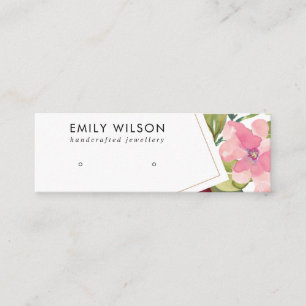 CARTE D'AFFICHAGE BURGUNDY BLUSH FLORAL STUD