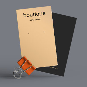 Carte d'affichage Chic Rose Gold Modern Long oreil