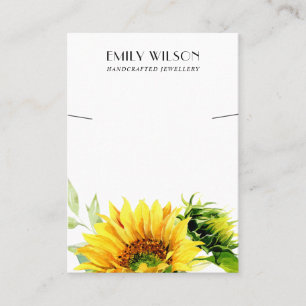 CARTE D'AFFICHAGE CHIC SUNFLOWER FALL NECKLACE BRA