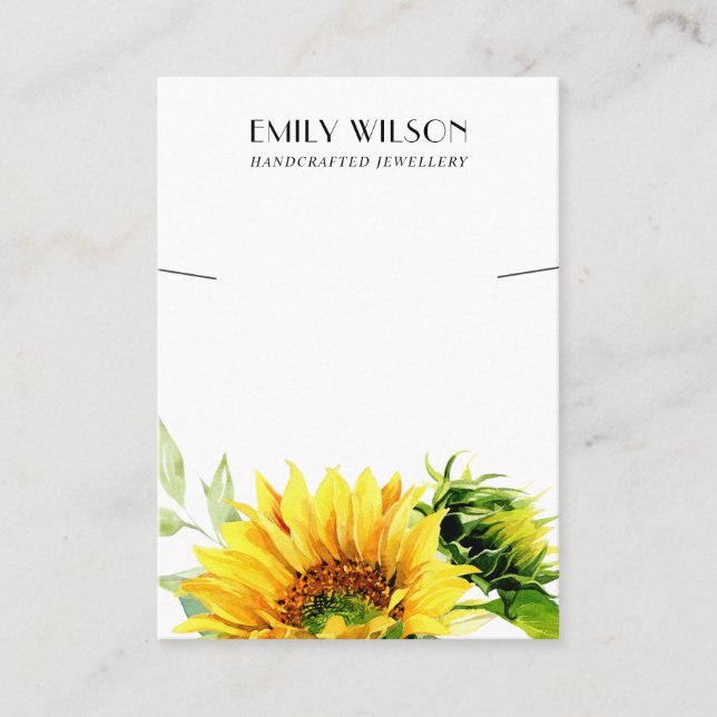CARTE D'AFFICHAGE CHIC SUNFLOWER FALL NECKLACE BRA (Devant)