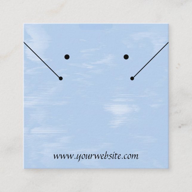Carte d'affichage Cirrus Clouds Jewelry (Devant)