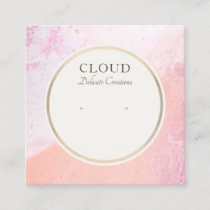 Carte d'affichage Coastal Beach Stud Boucles d'ore