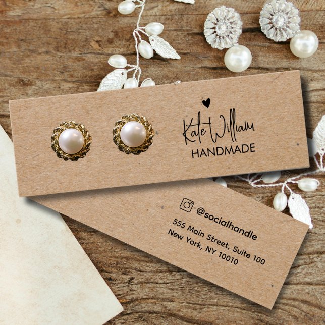 Carte d'affichage Coeur Script à oreille bijoux kr (Créateur téléchargé)