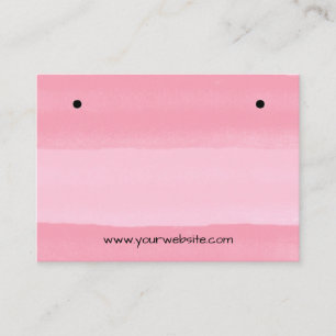 Carte d'affichage Conch Pink Stripes
