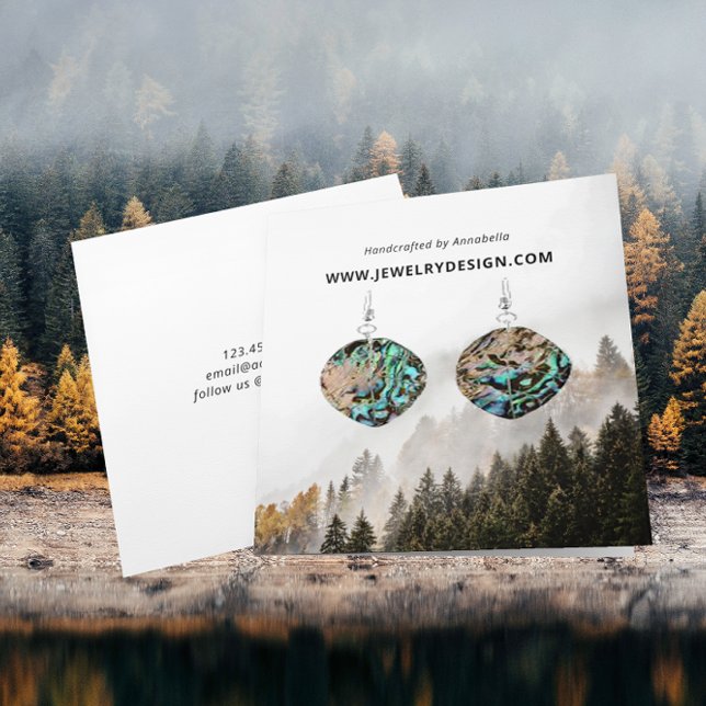 Carte d'affichage de bijoux à oreilles Nature Pine (Créateur téléchargé)