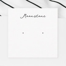 Carte d'affichage de bijoux de lune