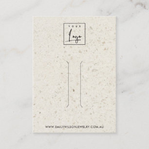 CARTE D'AFFICHAGE DE CLIP DE CHEVEUX RUSTIQUE HORS