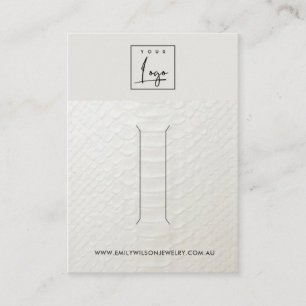 CARTE D'AFFICHAGE DE CLIP EN CUIR BLANC
