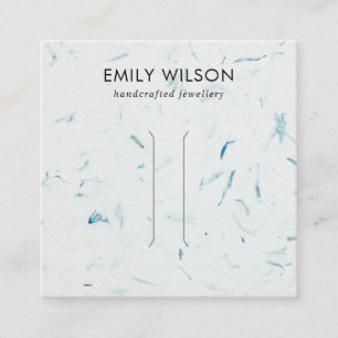 CARTE D'AFFICHAGE DE CLIP EN PAPIER AQUA PETAL