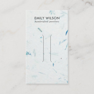 CARTE D'AFFICHAGE DE CLIP EN PAPIER AQUA PETAL