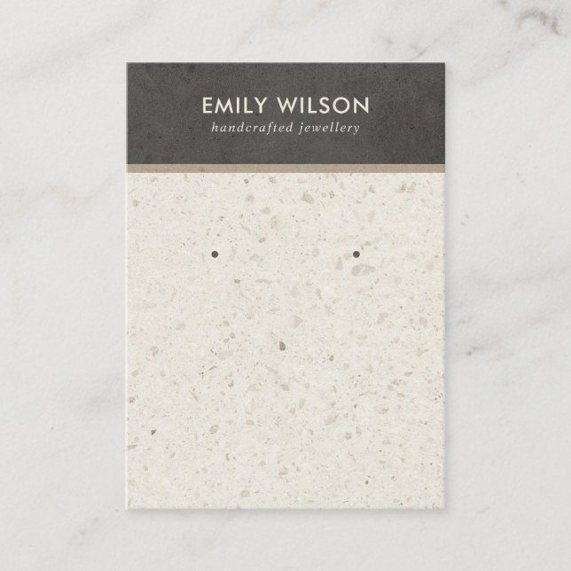 CARTE D'AFFICHAGE DE L'ÉCRAN GRIS BLANC OFF WHITE  (Devant)