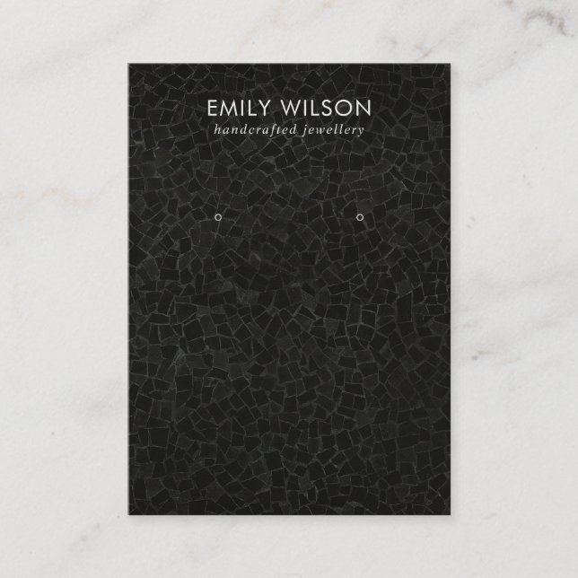 CARTE D'AFFICHAGE DE L'ÉTUDE DE TEXTURE DE LA MOSA (Devant)