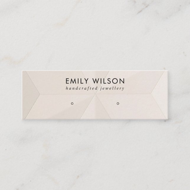 CARTE D'AFFICHAGE DE L'ÉTUDE DE TEXTURE DU DIAMOND (Devant)