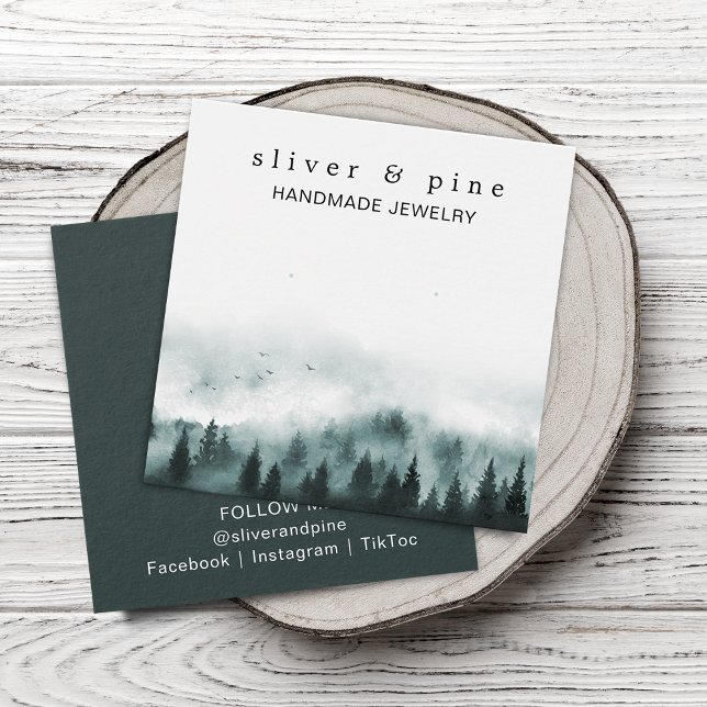 Carte d'affichage de l'oreille de Misty Mountain S (Misty Mountain Stud Earring Display Card)