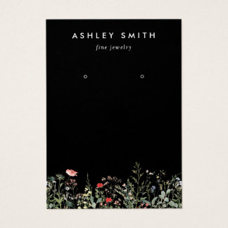 Carte d'affichage de l'oreille du Fleur sauvage no