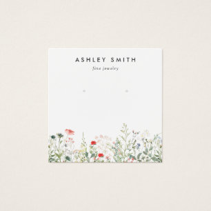 Carte d'affichage de l'oreille du prêtre fleur sau