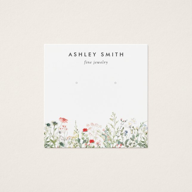 Carte d'affichage de l'oreille du prêtre fleur sau (Devant)