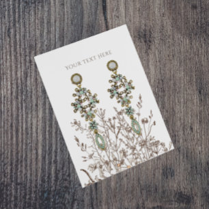 Carte d'affichage de l'oreille ・ Terrain Floral mé