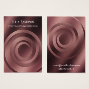 Carte d'affichage de Porte-oreille pour Rose spira