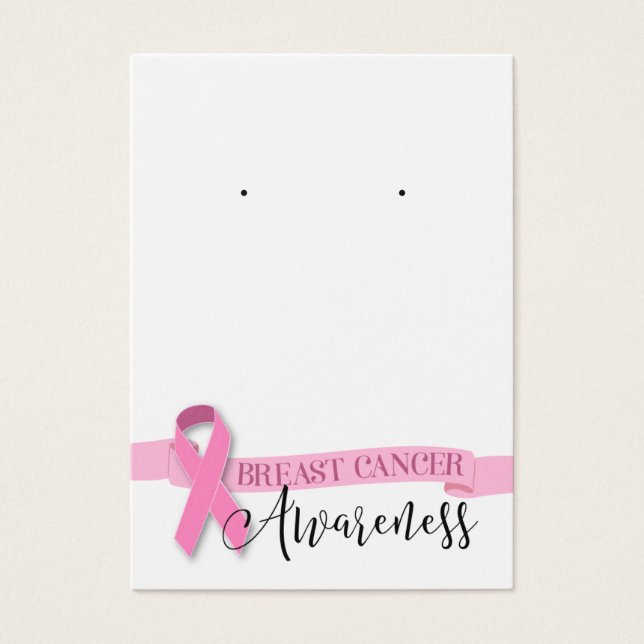 Carte d'affichage de sensibilisation au cancer du  (Devant)