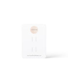 Carte d'affichage de votre logo double cache pour