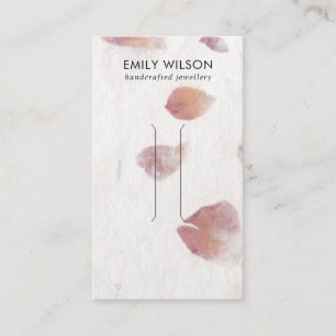 CARTE D'AFFICHAGE DES CHEVEUX EN PAPIER PETAL PETA