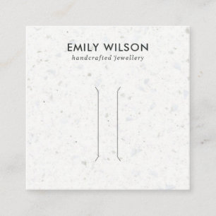 CARTE D'AFFICHAGE DES CHEVEUX EN TERRAZZO GRAY BLA