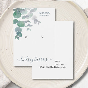 Carte d'affichage des oreilles d'Eucalyptus aquare