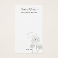 Carte d'affichage d'illustration florale délicate