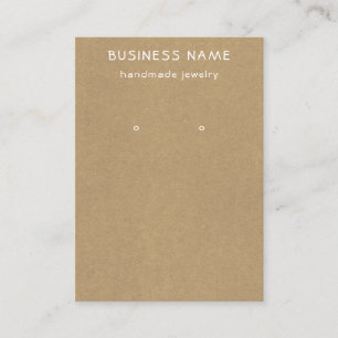 Carte d'affichage d'impression papier Kraft Brown