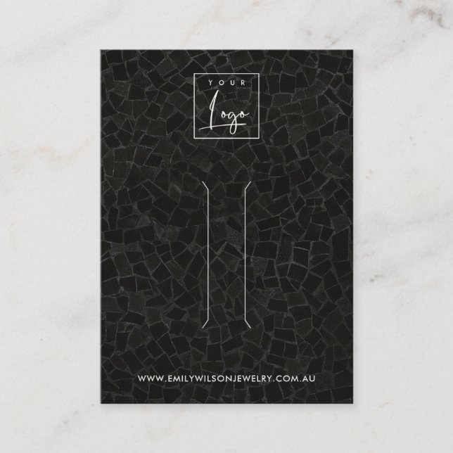CARTE D'AFFICHAGE DU CLIP À CHEVEUX DE LA MOSAÏQUE (Devant)