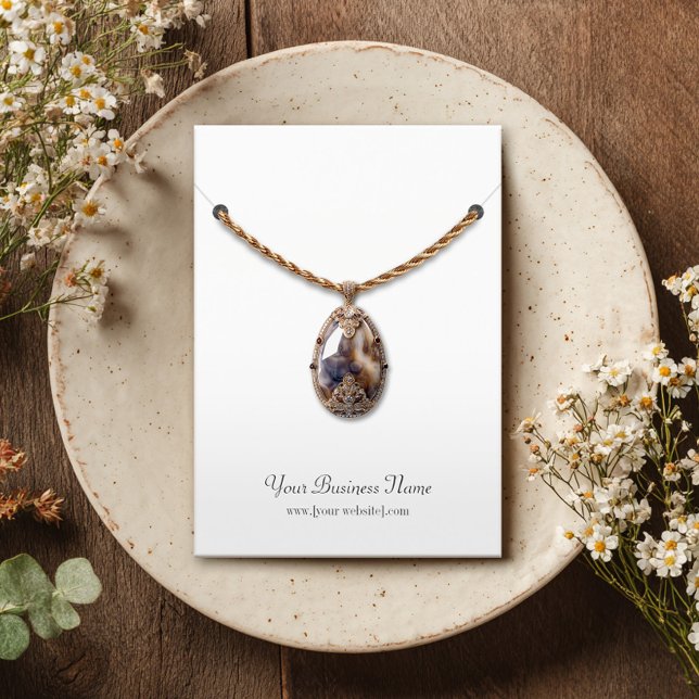 Carte d'affichage du collier personnalisé (Créateur téléchargé)